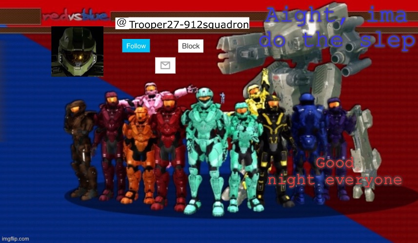 EEE | Aight, ima do the slep; Good night everyone | image tagged in t27 announcement | made w/ Imgflip meme maker