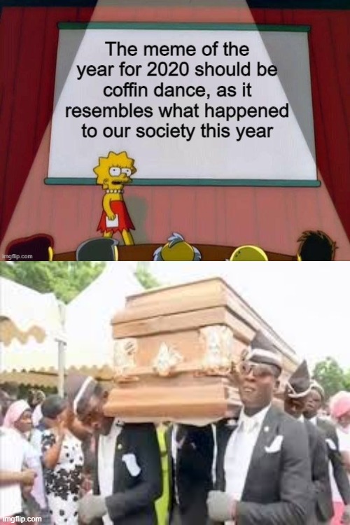 Why coffin dance should be the meme of the year | image tagged in coffin dance,2020 | made w/ Imgflip meme maker
