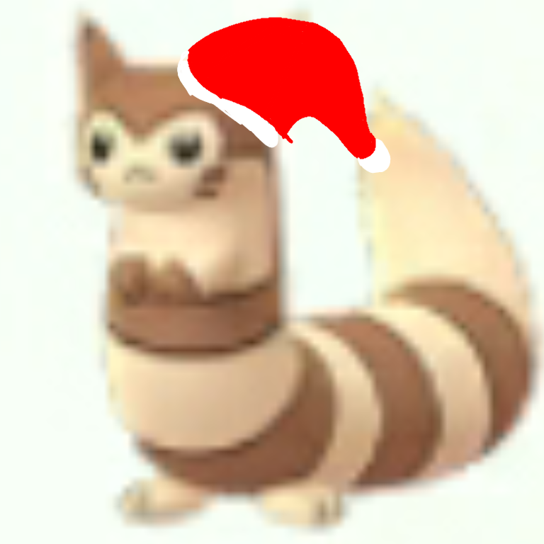 High Quality Christmas Furret Blank Meme Template