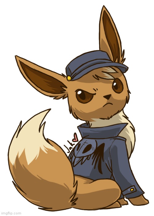 Ur ded | image tagged in costumed eevee | made w/ Imgflip meme maker