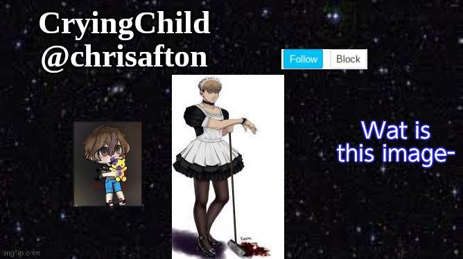 Why? | Wat is this image- | image tagged in announcement template | made w/ Imgflip meme maker