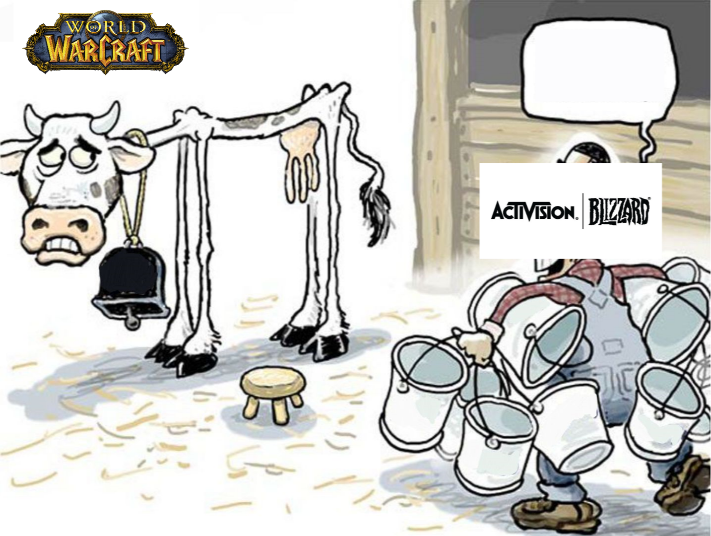 High Quality Milking it dry Blank Meme Template