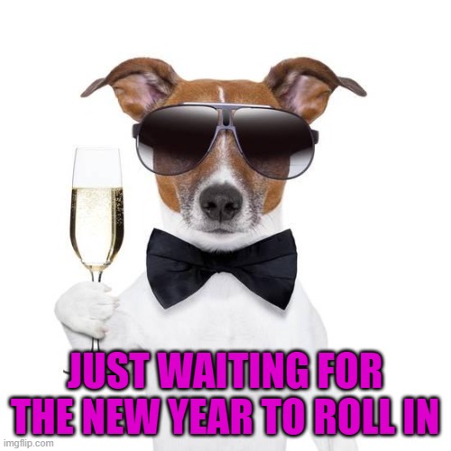 JUST WAITING FOR THE NEW YEAR TO ROLL IN | made w/ Imgflip meme maker
