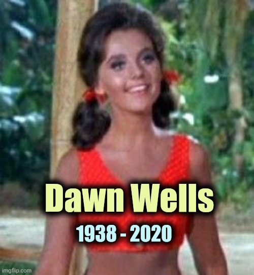 Oh no , Gilligan , Li'l Buddy | 1938 - 2020; Dawn Wells | image tagged in gilligan's island,maryann,actress,smiles,rest in peace | made w/ Imgflip meme maker