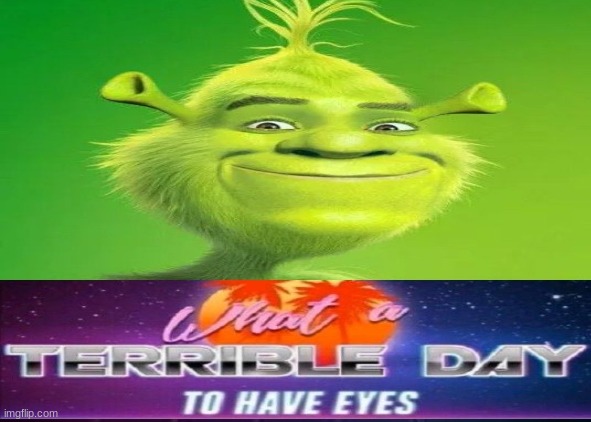 image tagged in what a terrible day to have eyes | made w/ Imgflip meme maker