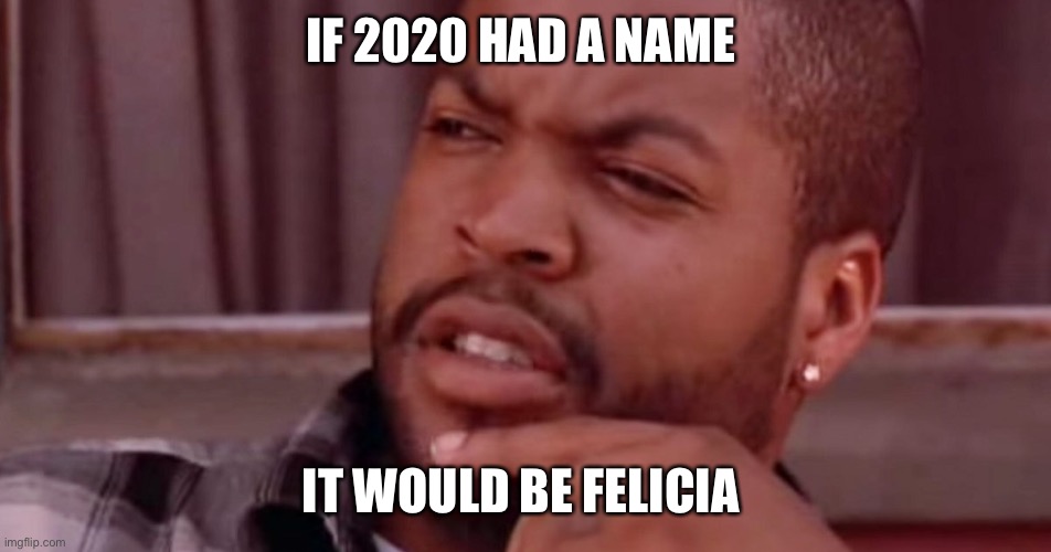 Ice Cube Bye Felicia | IF 2020 HAD A NAME; IT WOULD BE FELICIA | image tagged in ice cube bye felicia | made w/ Imgflip meme maker