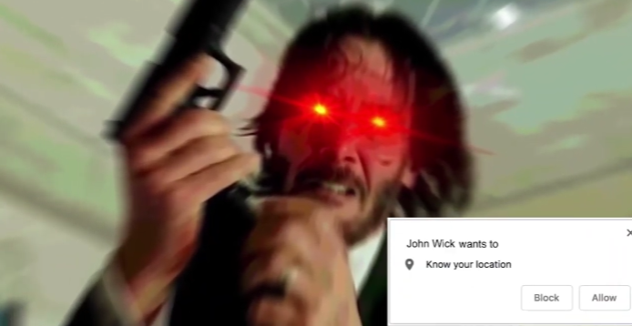 John wick pop-up Blank Meme Template