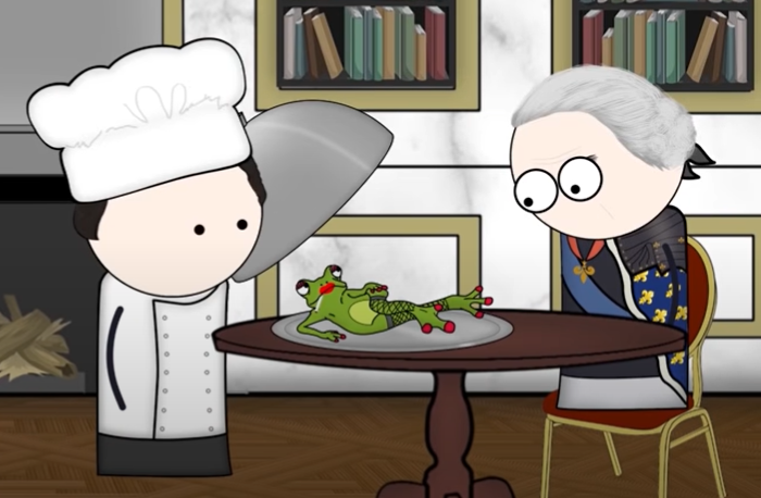 High Quality Chef showing Sexy Frog Blank Meme Template