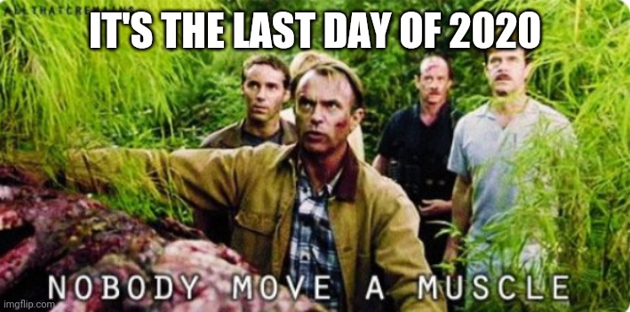 Last day of 2020 | IT'S THE LAST DAY OF 2020 | image tagged in 2020 sucks,2020,new years eve | made w/ Imgflip meme maker