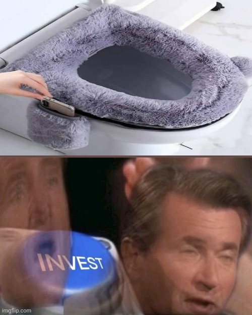 Even it would be comfortable with this. | image tagged in invest,funny,you had one job,memes,i'll take your entire stock,toilet | made w/ Imgflip meme maker