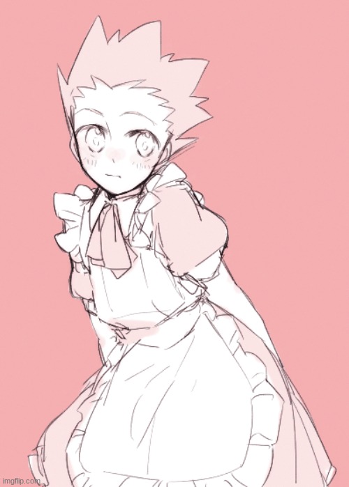 Maid Gon is kinda cute ngl. | made w/ Imgflip meme maker