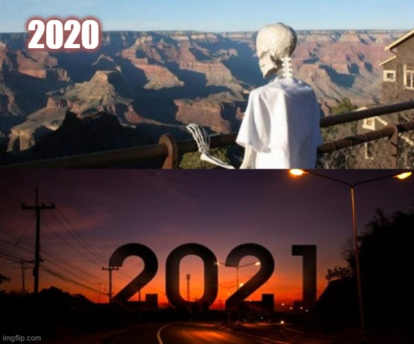 In with the New | 2020 | image tagged in 2020 sucks,2020,happy new year,new year,looking forward | made w/ Imgflip meme maker