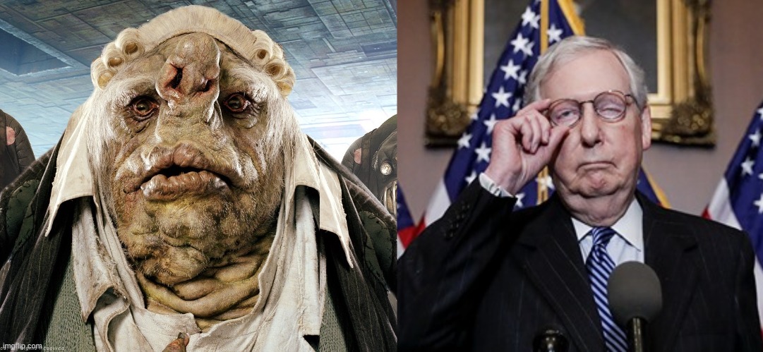 Vogon vs Mcconnell | image tagged in republicans | made w/ Imgflip meme maker