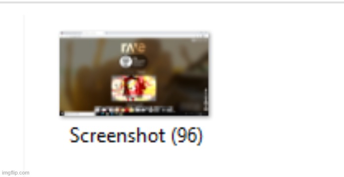 Fun fact: the screenshot of my RAVE thingy was the 96th screenshot (No clickbait) | made w/ Imgflip meme maker
