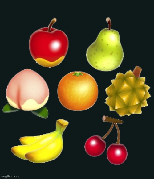 Animal Crossing Fruit! | image tagged in animal crossing fruit | made w/ Imgflip meme maker