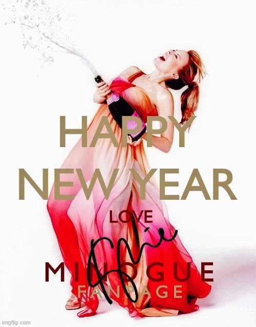 On New Years' Eve, we take a break from politics and spam Kylie Minogue memes for no reason other than to enjoy life | image tagged in kylie happy new year,happy new year,new years,new year,new years eve,2020 | made w/ Imgflip meme maker