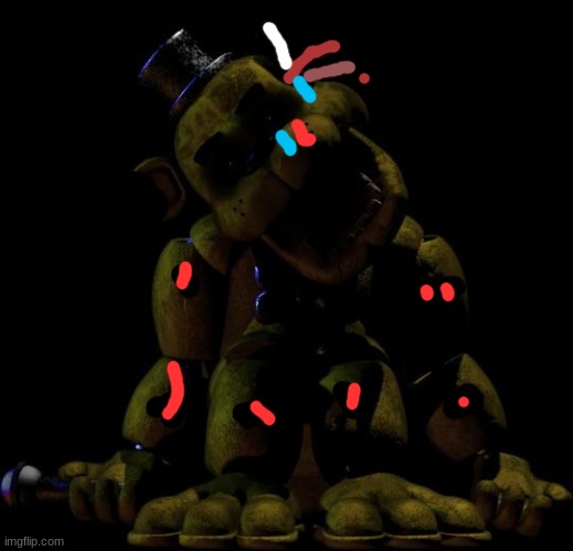 Golden Freddy  | image tagged in golden freddy | made w/ Imgflip meme maker