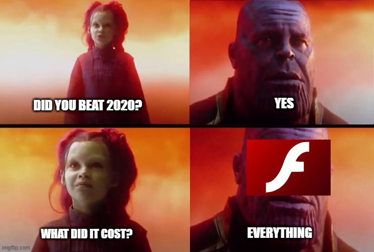 Everything | YES; DID YOU BEAT 2020? EVERYTHING; WHAT DID IT COST? | image tagged in what did it cost | made w/ Imgflip meme maker