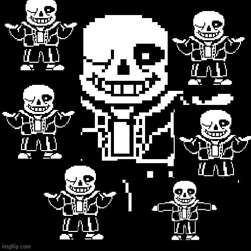 seven deadly sans | image tagged in sans undertale | made w/ Imgflip meme maker