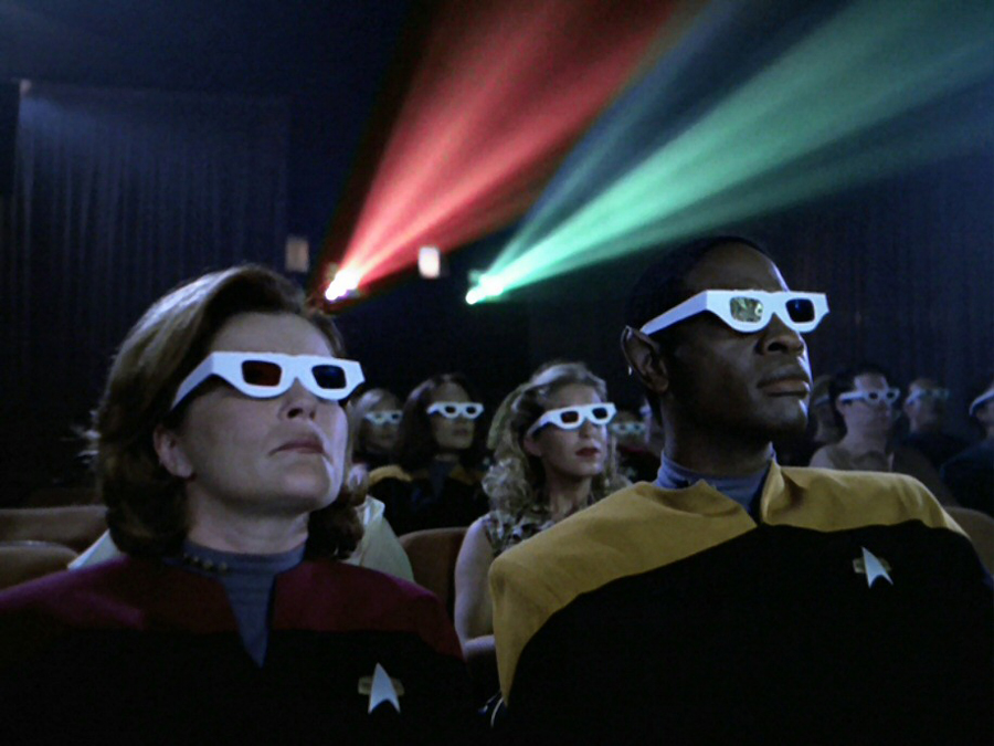 High Quality Jane Tuvok 3D Glasses Blank Meme Template