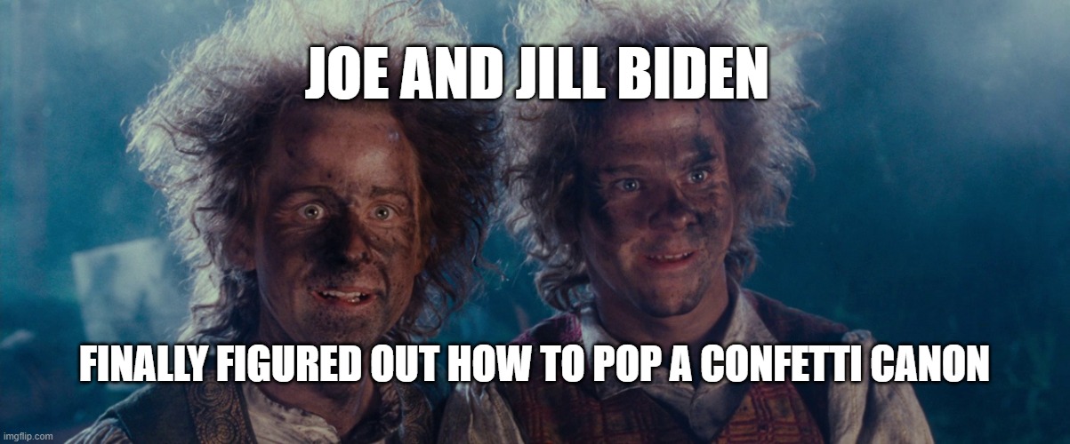 Fireworks | JOE AND JILL BIDEN; FINALLY FIGURED OUT HOW TO POP A CONFETTI CANON | image tagged in fireworks | made w/ Imgflip meme maker