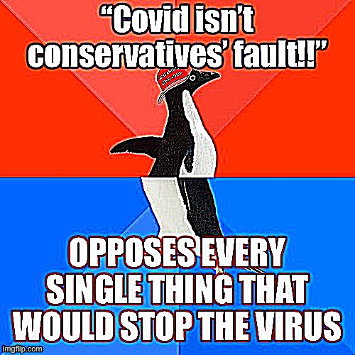 Anti-distancing? Check. Anti-mask? Check. Anti-vaccine? Check. Guess they’re just pro-death | image tagged in covid-19 | made w/ Imgflip meme maker
