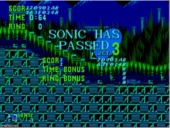 Marble Zone Prototype Transition | image tagged in sonic 1 prototype glitch | made w/ Imgflip meme maker