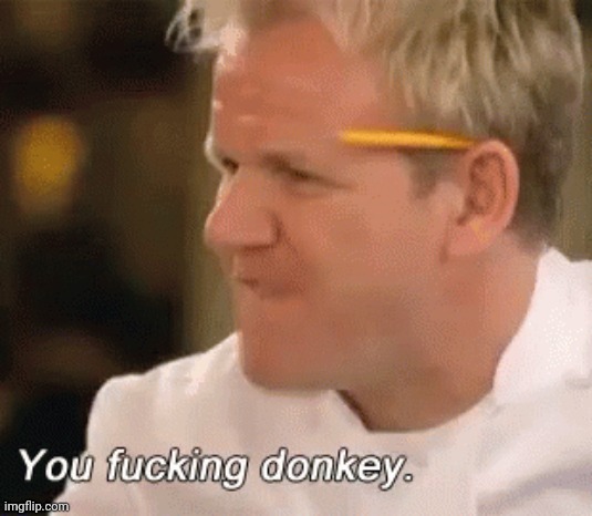 You fucking donkey | image tagged in you fucking donkey | made w/ Imgflip meme maker