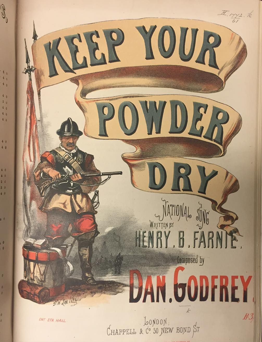 Keep your powder dry Blank Meme Template