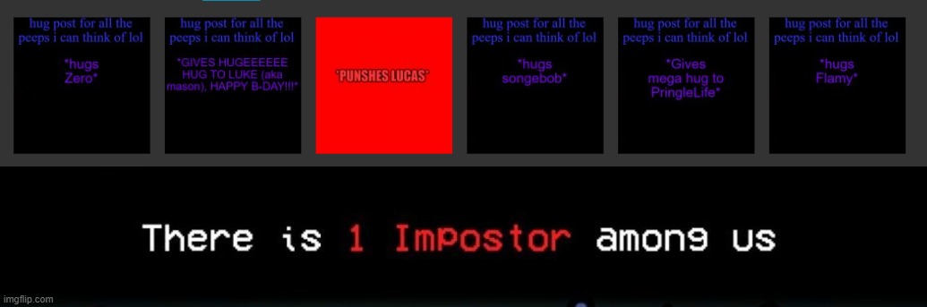 image tagged in 1 impostor | made w/ Imgflip meme maker