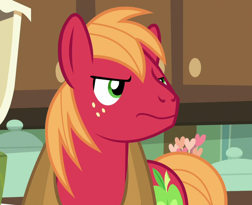 Big Macintosh's Not Displeased (MLP) Blank Meme Template