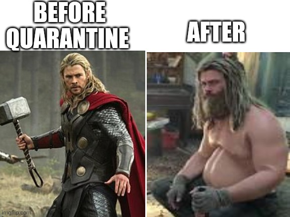 Quarantine 15 much | BEFORE QUARANTINE; AFTER | image tagged in blank white template | made w/ Imgflip meme maker