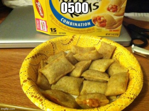Good Guy Pizza Rolls Meme | 0500 | image tagged in memes,good guy pizza rolls | made w/ Imgflip meme maker