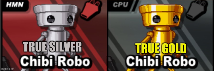 This makes sense when I first saw it | TRUE GOLD; TRUE SILVER | image tagged in brawl stars,super smash flash | made w/ Imgflip meme maker