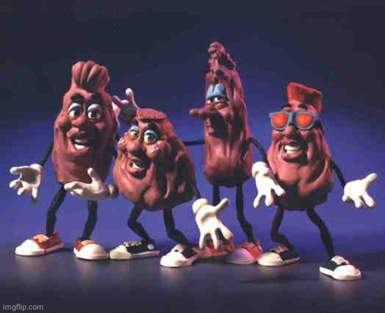 California Raisins | image tagged in california raisins | made w/ Imgflip meme maker