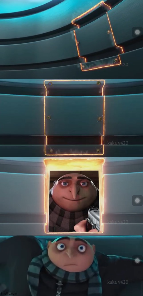 Gru with a gun Blank Template - Imgflip