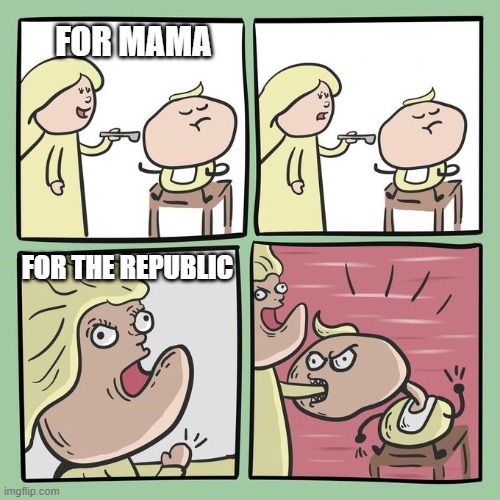 FOR THE REPUBLIC | FOR MAMA; FOR THE REPUBLIC | image tagged in for mama,star wars,clone wars | made w/ Imgflip meme maker