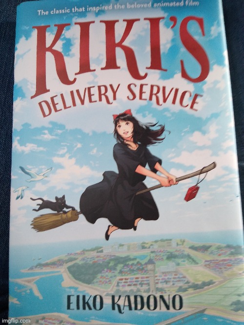 New book | image tagged in kiki's delivery service | made w/ Imgflip meme maker