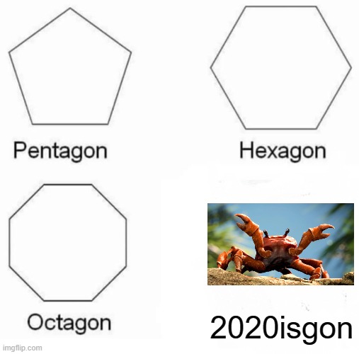 2020isgon | 2020isgon | image tagged in memes,pentagon hexagon octagon,2020 sucks,coronavirus | made w/ Imgflip meme maker