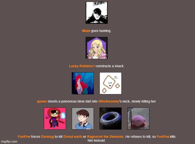 Day 1 (2) | image tagged in hunger games | made w/ Imgflip meme maker
