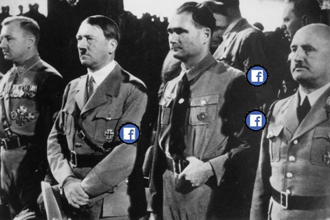 History according to facebook Blank Meme Template