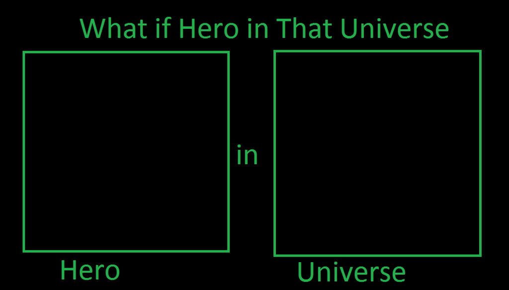High Quality What if Hero in That Universe Blank Meme Template