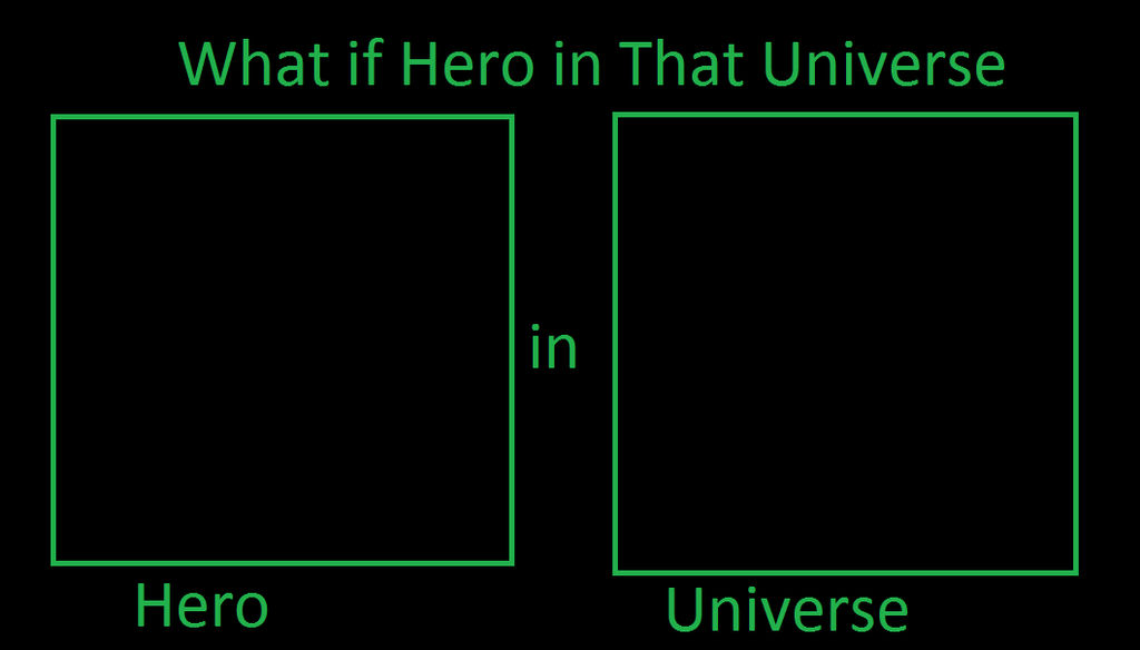 What if Hero in That Universe Blank Meme Template