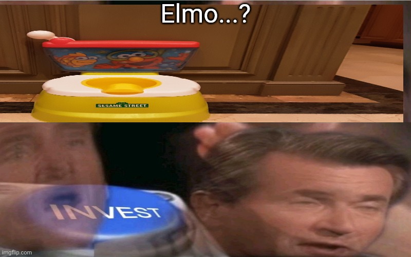 Elmo | Elmo...? | image tagged in invest,elmo,silly,memes,funny,funny memes | made w/ Imgflip meme maker