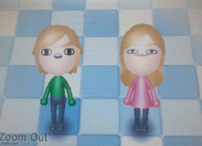 i did a thing | image tagged in cursed image,mii | made w/ Imgflip meme maker