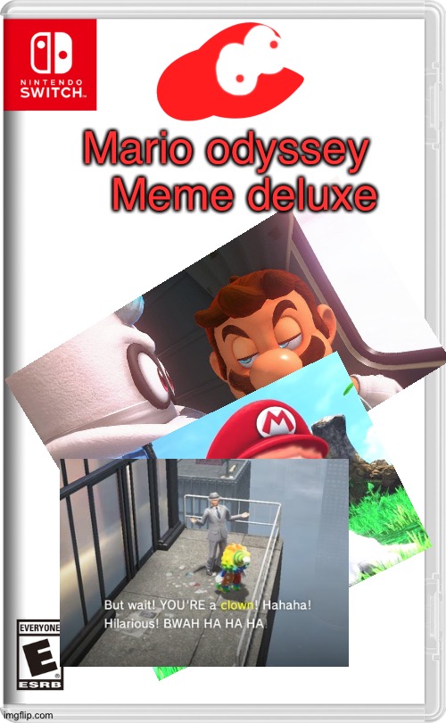 Super Mario Odyssey Meme Deluxe | Mario odyssey
   Meme deluxe | image tagged in nintendo switch,super mario odyssey,super mario,mario,nintendo,nintendo games | made w/ Imgflip meme maker