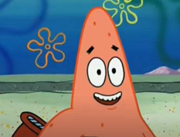 High Quality Patrick Loves You Blank Meme Template