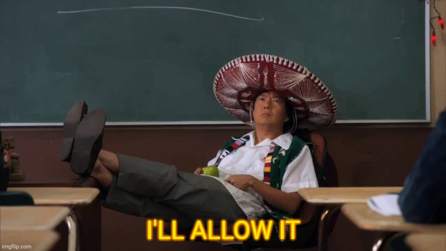 Senor Chang I'll Allow It | I'LL ALLOW IT | image tagged in senor chang i'll allow it | made w/ Imgflip meme maker