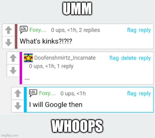 I screwed up... | UMM; WHOOPS | made w/ Imgflip meme maker