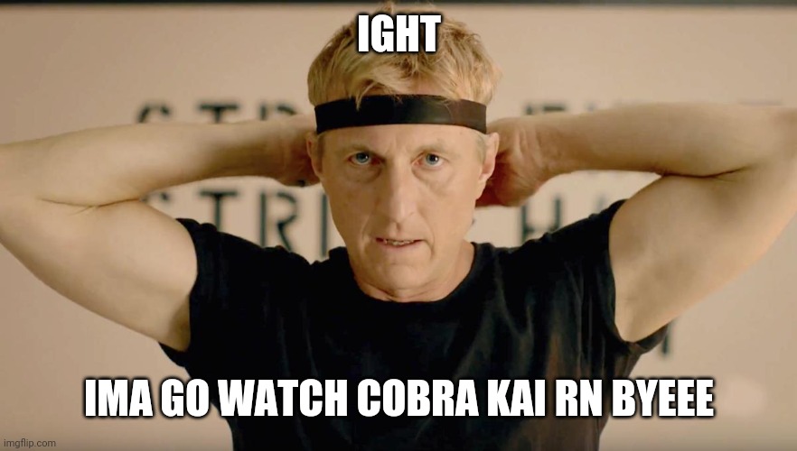 Johnny Lawrence Cobra Kai - Imgflip